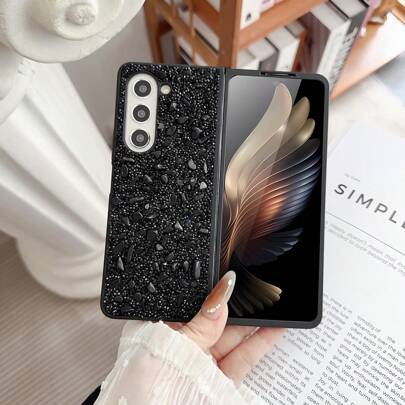 keshengtai 1pc Glitter Crystal Phone Case Compatible With Samsung Galaxy Z Fold 7 6 5 4 3 5G Waterproof Shockproof Anti-Fall Scratch Resistant
