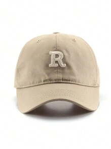 1pc Unisex Embroidered Capital Letter R Fashion Baseball Cap - Multicolor - View 18