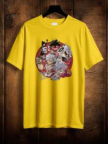 T-Shirt Shirt One Piece  5 Gear Meme This Is All Personal Ref 2089 VEST NERD - 黃色 - 查看 1