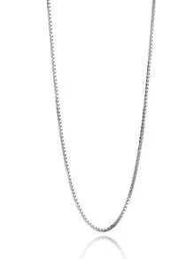 1pc S925 Sterling Silver Fine Chain Necklace, Multiple Styles Simple Elegant Clavicle Chain Neckwear, Christmas Gift