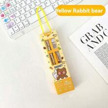 1 套文具 5 件/套，卡通宇航员设计，铅笔，尺子，卷笔刀，橡皮擦，学习用品礼物 - 彩色 - 查看 17