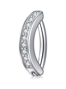 AVYRING 1Piece Gold Belly Button Ring Dangle Belly Piercing Hoop Belly Ring Stainless Steel Belly Button Rings 14G Navel Ring Belly Button Piercing Jewelry - Multicolor - View 19