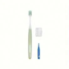 1 Stück Erwachsene Zahnbürste mit kieferorthopädischer Ausrichtung, Dental-Softreinigungs-Zahnbürste mit weichen Borsten, Interdental-Bürstenreinigungswerkzeug für Zahnspangen