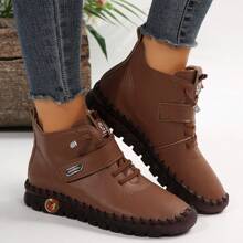 Plus Size Winter New Plush Warm Boots Casual Snow Boots For Women