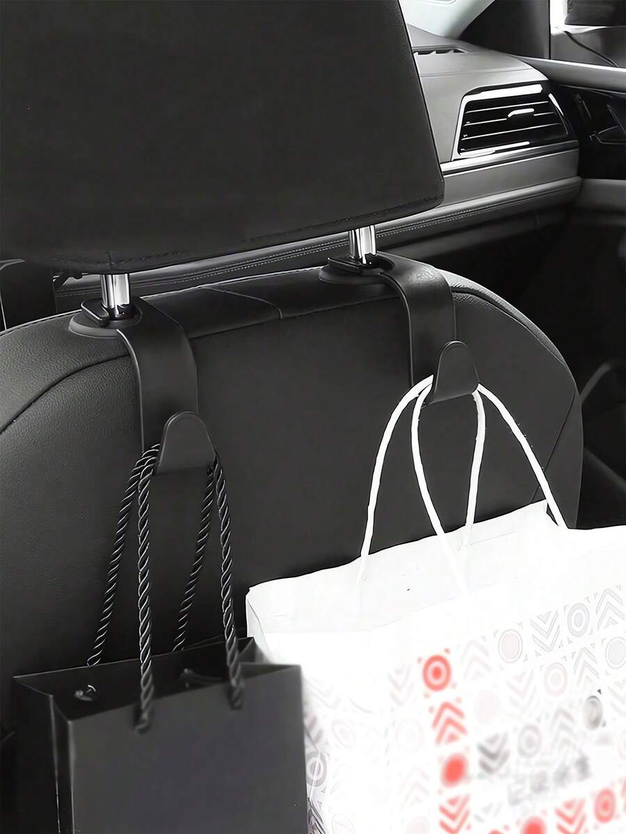 1pc/5pcs/10pcs Car Seat Back Hooks Vehicle Headrest Hanger Holder Hook
