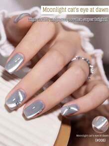 MISS SHAKA 10ml婚礼指甲高密度水晶蓝玻璃珠猫眼凝胶指甲油8色系列2025新款流行美白光疗凝胶白月光指甲油爆款美甲沙龙专用美甲家居DIY指甲设计女士女生美甲用品 - 彩色 - 查看 20