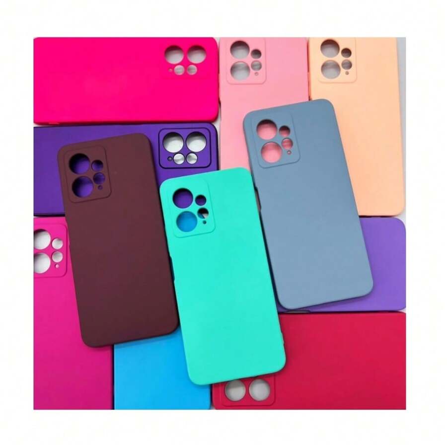 Kit 3 Cases For Redmi Note 12 Cell Phone Colorful Velvety Silicone - Nhiều màu - Xem 1