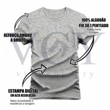 100% Cotton Unisex Printed T-Shirt Shirt Pistol - 灰色 - 查看 2