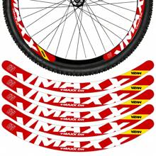 Kit 12 Stickers Vmaxx Wheel Bike Vzan 2023 Disc Brake Bicycle Cycling Rim 26 29 Red - Một cỡ - Xem 1