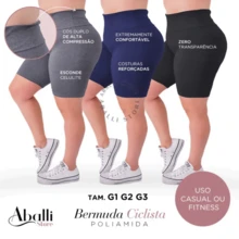 Plus Size Sports Shorts - 灰色 - 查看 2