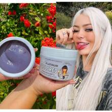 L&A COSMETICS COLORED PLATINUM HAIR MASK TONING - PLATINUM EFFECT 300g - 白色 - 查看 5