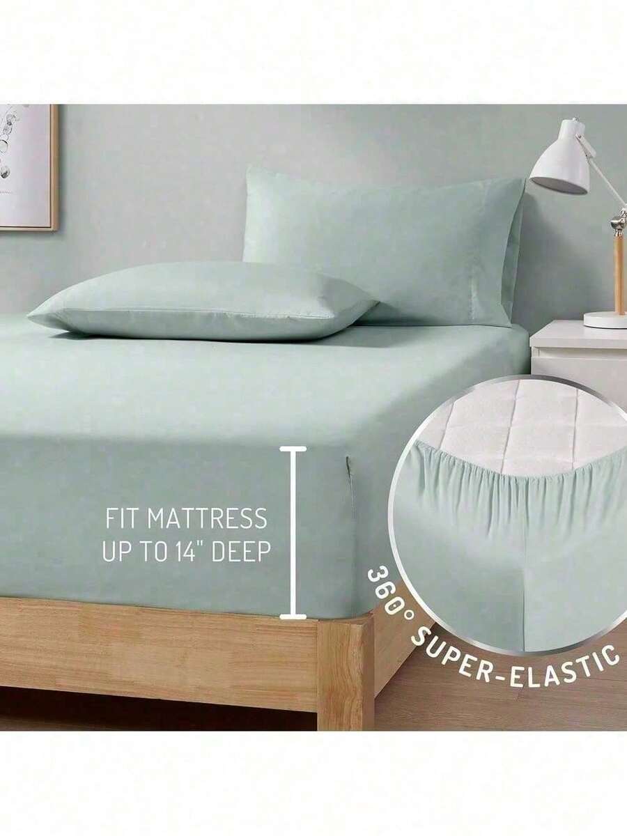 DEGREES OF COMFORT Coolmax Cooling Sheets Queen Size Bed Sheet Set