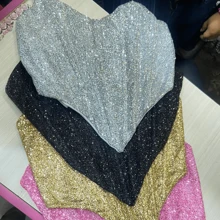 Corsele Corset Shine Boned - Black - View 1