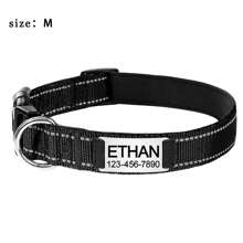 Phụ kiện vòng cổ cho chó cưng DIY bằng nylon có thể điều chỉnh, khắc tùy chỉnh, phù hợp với chó nhỏ-trung bình - Nhiều màu - Xem 10