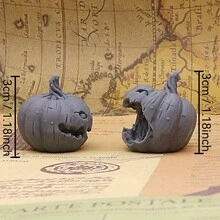 Giant Pumpkin Monster Halloween Miniatures, Resin Miniature For Tabletop Role Playing Games Halloween - Dark Grey - View 6