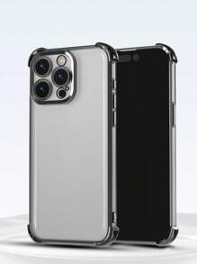 1 个电镀四角防摔透明 TPU 保护壳适用于 17 Pro Max/17 Air、11、15 Pro Max、14 Pro Max/Galaxy S25 Ultra、S2 FE、SAM A25、A56/Honor/Redmi Note 13 Pro/12C/13C/14C/Note 14 智能手机