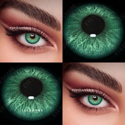 EYESHARE 1 Paar NEUE farbige Kontaktlinsen für natürliche Schönheit Make-up, weiche farbige Kontaktlinsen, Jahresverbrauch, 14,5 mm Halloween Kostüm Cosplay