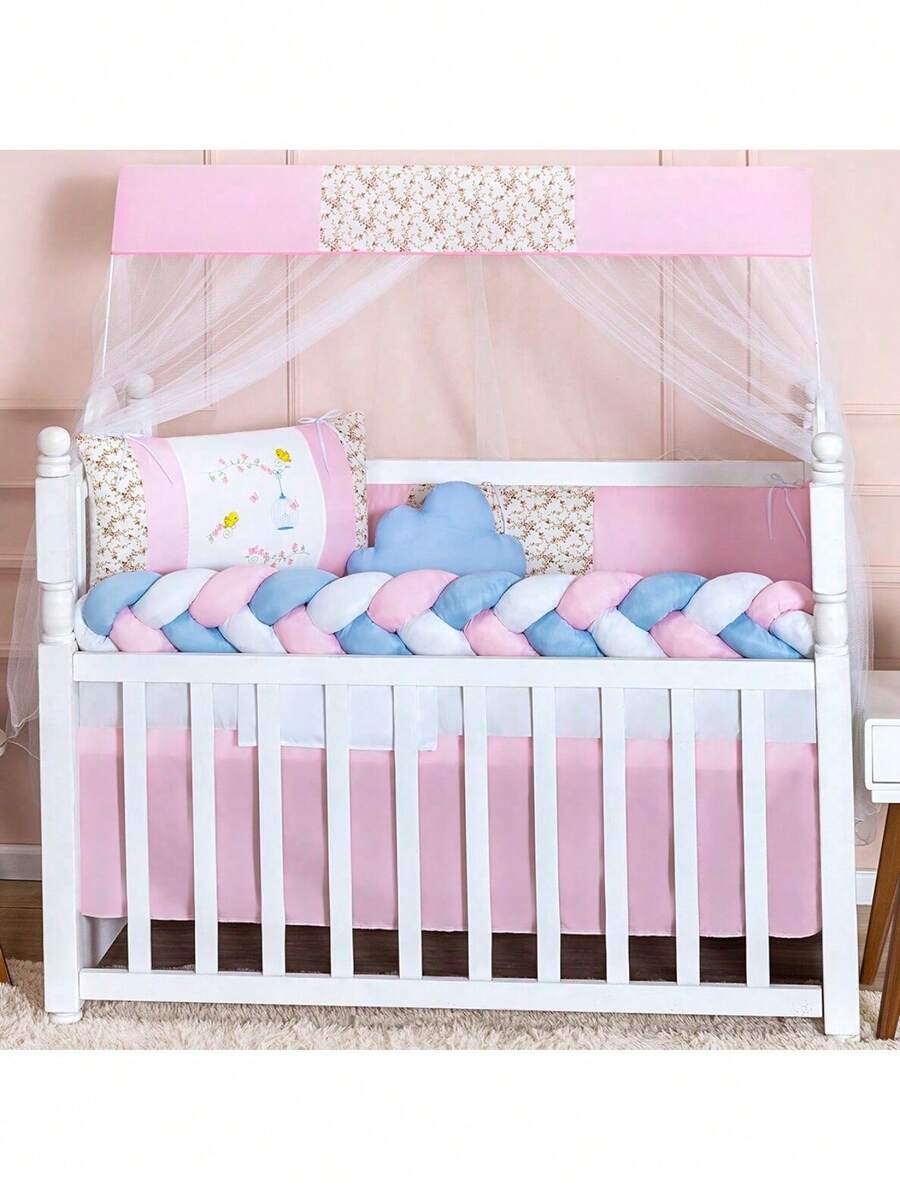 COMPLETE AMERICAN AND NATIONAL SLIM BABY CRIB KIT, FITS CRIB WITH MATTRESS UP TO 130CM X 70CM PROMOTION - 粉紅花園 - 查看 1