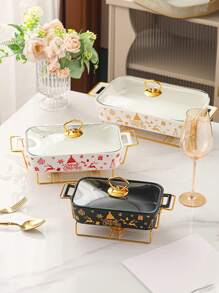 1 zestaw/3 zestawy talerzy ceramicznych, odpowiednie do domu/kuchni/jadalni, zastawy stołowej, naczyń do pieczenia, podgrzewacza do potraw, garnka do zupy, do chleba, indyka, sera, pizzy, na zewnątrz, na wesele, imprezę, prezent, urodziny, prezent na Święto Dziękczynienia, dożynki, obiad rodzinny - Wielokolorowe - Zobacz 4