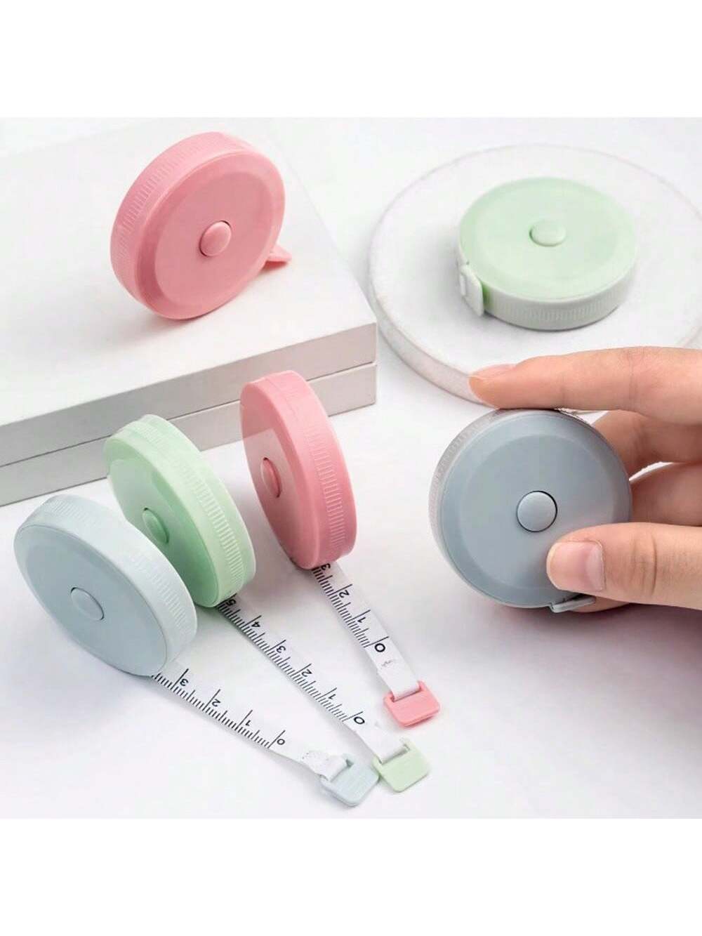 Personal Space Ruler Mini Retractable Ruler, Household Student Personal Soft Tape Measure ...
