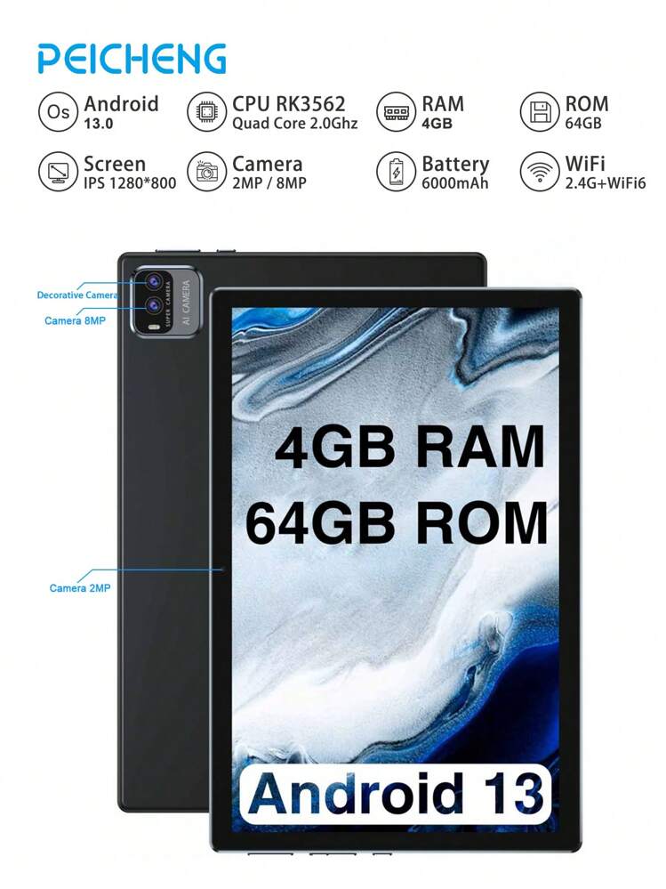 PEICHENG CP20 Pro WiFi タブレット 10.1インチ S49cbdfff9d504b3bbc65882a38d0b