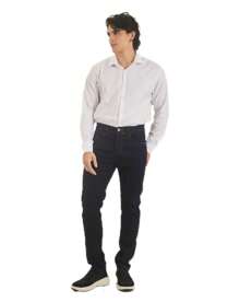 Calca Jeans Masculina Tradicional Com Lycra Para Trabalho
