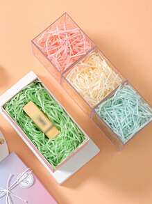 1 Pack 30/50/100/200/500g Colorful Raffia Shredded Paper, Chicken Nest Grass, Wedding Gift, Candy Box Filler, Gift Packaging - Sky Blue - View 3