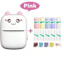 Pink Printer with 10Rolls(5WS1CS5)