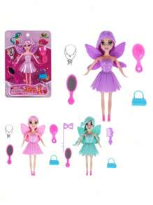 Children's Toy Abbie Fairy Doll On Card - Hồng - Xem 1