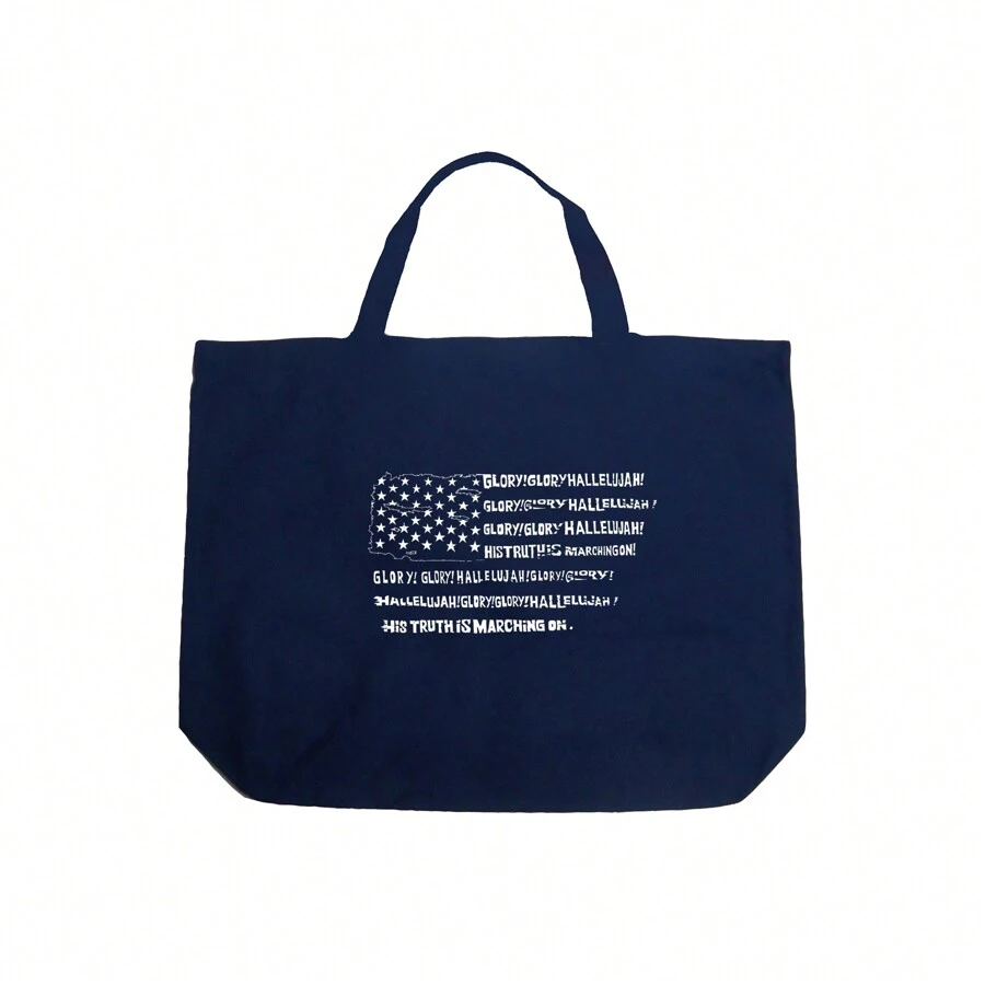 Large Word Art Tote Bag Glory Hallelujah Flag for Sale Australia New