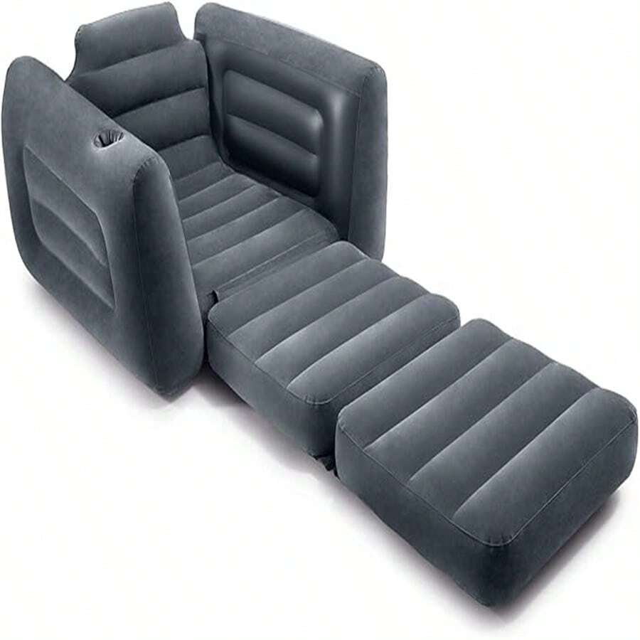 Inflatable PullOut Sofa Chair Sleeper That Works As An Air Bed
