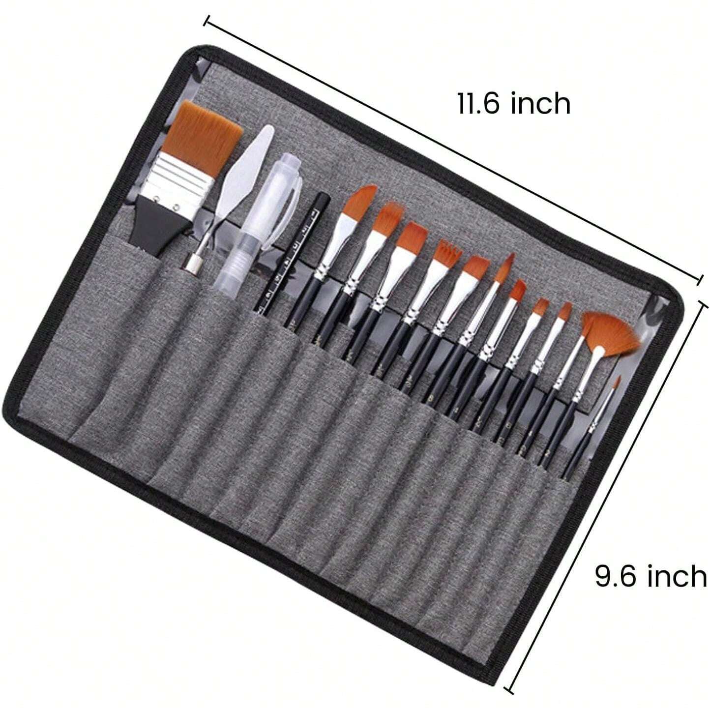 Watercolor Brushes Set 18 Pcs Professional Watercolor Paint Brushes