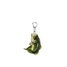 12pcs Acrylic Fish Shaped Keychain For Fishing Lovers, Multifunctional Keyring Decoration Gift For Men And Women Car Accessories Bag Charm School Letter Cute Goth Y2k