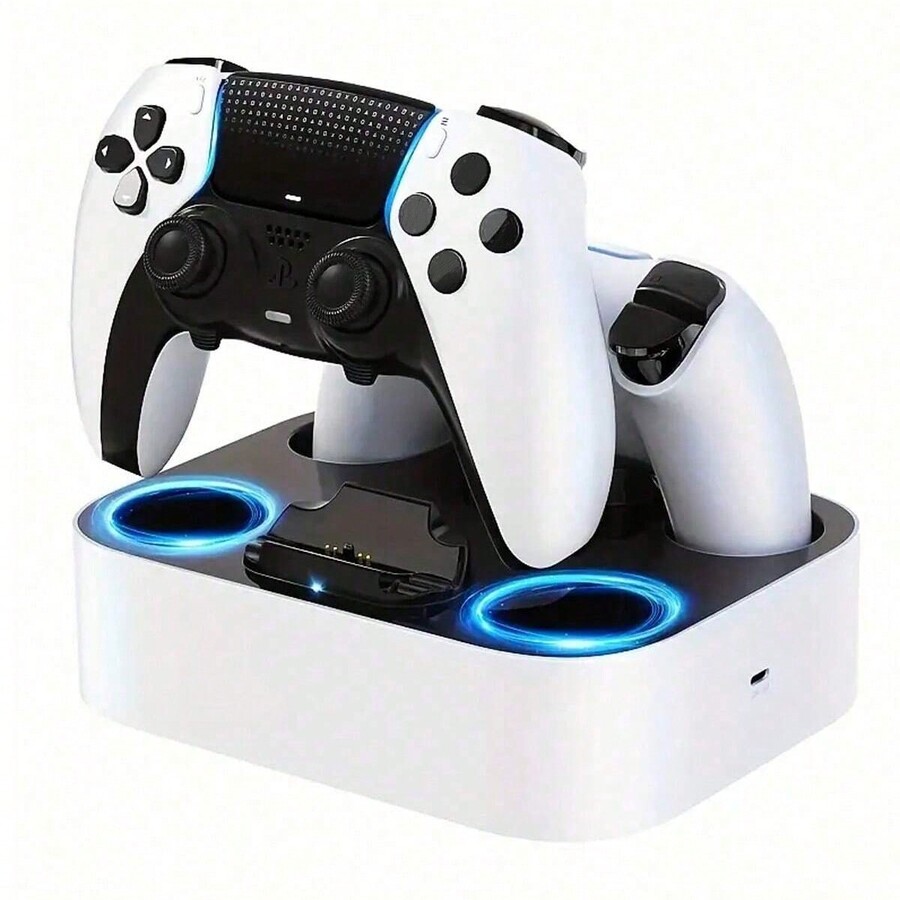 Estación de carga rápida para control de PS5 con chip de seguridad y