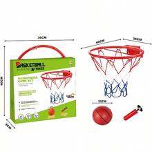 Lưới bóng rổ thay thế, 2024 Nâng cấp lưới bóng rổ chuyên nghiệp dày, chịu lực ngoài trời, chống roi mọi thời tiết, màu sắc không bao giờ phai - 8 vòng (đỏ trắng xanh) - Đỏ - Xem 8