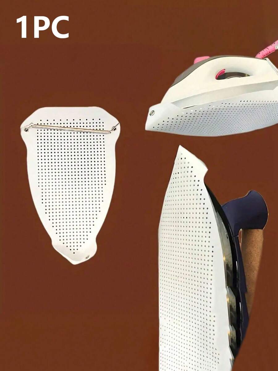 1 件装熨斗鞋套特氟龙熨斗板套熨斗隔热保护器熨斗底板保护罩适用于电熨斗保护布面料，公寓必需品，大学宿舍必需品，返校用品，居家旅行配件，熨斗鞋板熨烫板保护器，衣服熨烫配件，家用通用熨烫保护套，防烧防烫蒸汽熨斗靴 - 彩色 - 查看 1