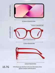 5/6/7pcs Combination Pack - Children's Fashion Transparent Lens Stylish Eyeglasses Set, Rich Frames And Colors, Suitable For Boys And Girls Daily Wear And Decoration, Great For Gift - Multicolor - View 5