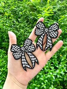 Colorful Dainty Bow Iron On Patches, Aesthetic Embroidered Patch For Hats, Jacket, Clothing And Bag DIY Decoration
