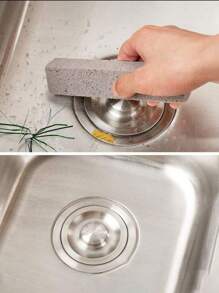 3pcs Pumice Cleaning Stick Without Dead Ends, Powerful Decontamination And Removal Of Yellow Stains, Water Level Line Toilet Cleaner, Toilet Brush