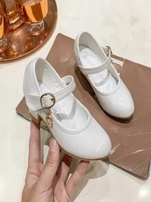Girls High Heel Princess Shoes, Korean Version Crystal Performance Children Casual Shoes, Spring Autumn