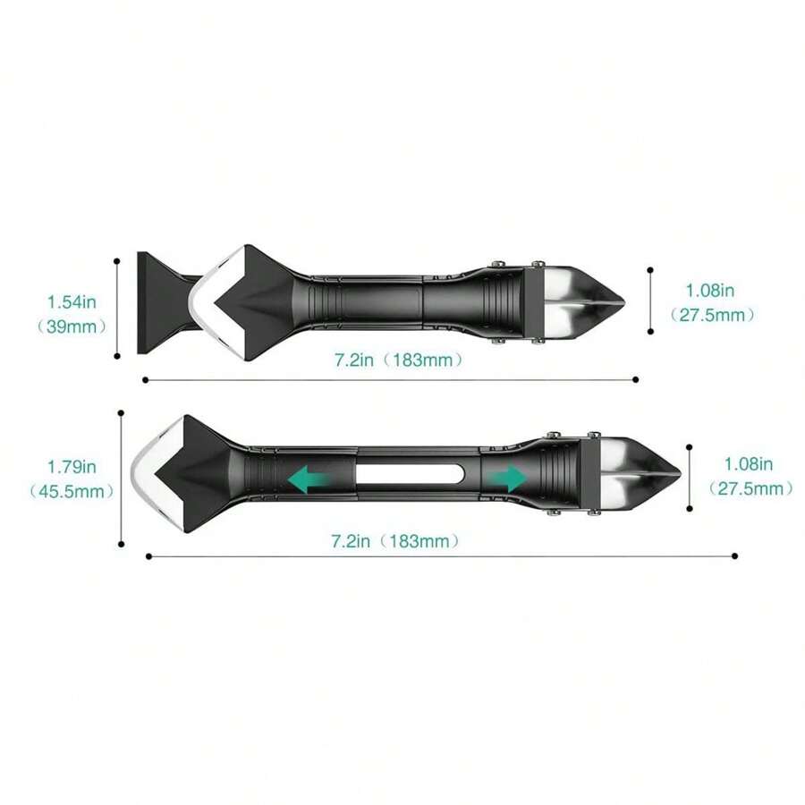 3 In 1 Silicone Caulking Tools(Stainless Steelhead), Sealant Finishing