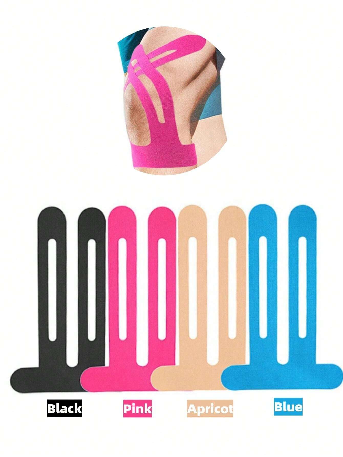 Knee Muscle Effect Tape, OnePiece Elastic Muscle Kinesiology Tape