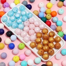 20 件/包硅胶糖果色圆珠，适合制作珠宝，可爱的 DIY 配件 - 20個/包 - 查看 4