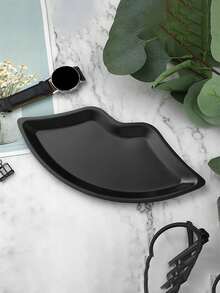 1 件入门级门厅钥匙收纳盒，金属唇形珠宝托盘，装饰耳环架，金色配饰展示盘 - 彩色 - 查看 4