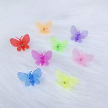 3/6/8/10pcs Butterfly Orchid Clips, Garden Plant Clips, Support Clips Vine Clips Plant Clips For Support Flower Orchid Vine(Random Color)