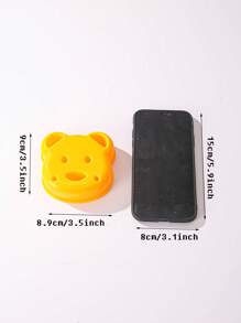 1 件/4 件三明治模具面包模具三明治机模具饭团模具 4 件便当寿司模具套装 - 黃色 - 查看 16