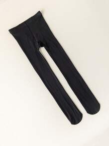 1pc Children Opaque Pantyhose, All Season High Elasticity Breathable Leggings Tights For Girls