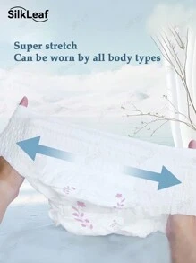 10/30片装，卫生巾，夜用护垫，女性经期专用，干爽透气，超薄速吸收，经期内裤，夜间防护裤 - 白色 - 查看 4