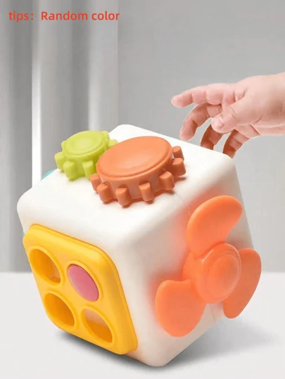 适合 1-4 岁宝宝的手抓握训练六角形拼图玩具、益智婴儿玩具、蒙特梭利玩具 1 岁、幼儿感官玩具