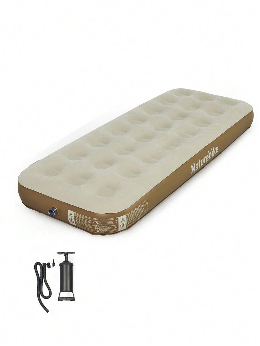 Naturehike 晨静C20单人PVC充气床垫适用于户外露营、沙滩、室内办公室、多场景使用 - 彩色 - 查看 1